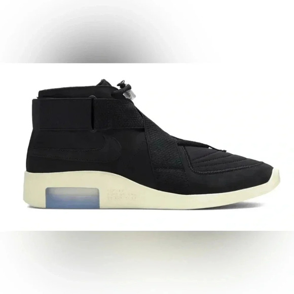 Nike Fear of God Moccasin lace less casual trendy streetwear black sneaker M5/W7 - Picture 1 of 8